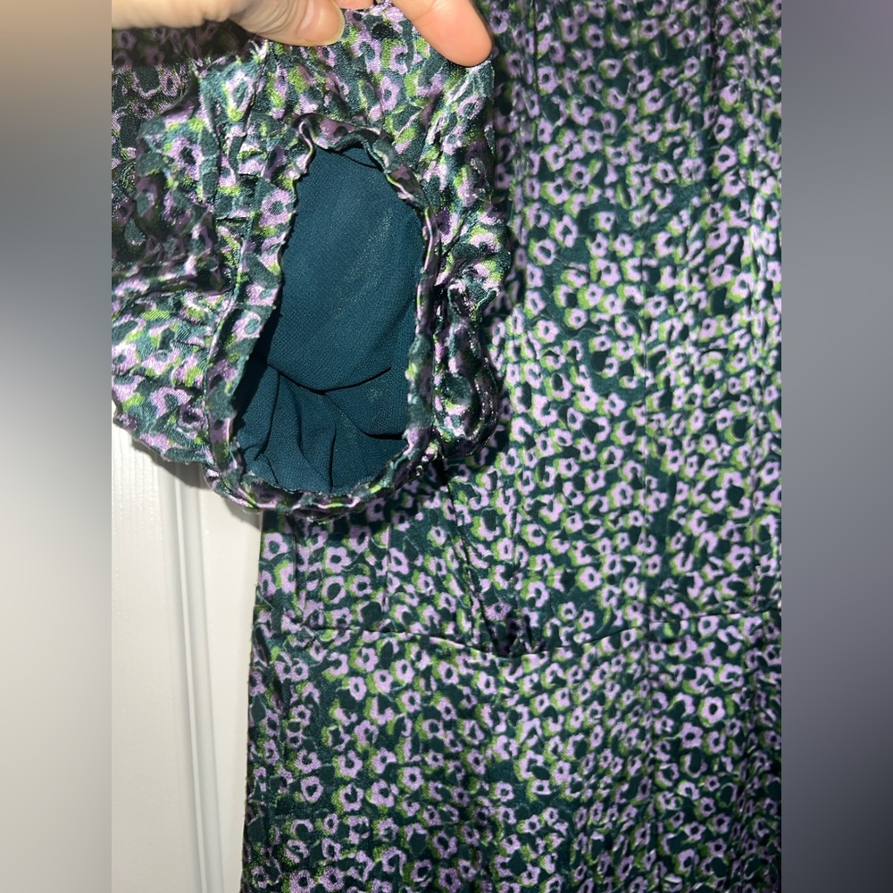 ♠️ NWOT! Kate Spade Floral Mini Dress - Picture 7 of 9